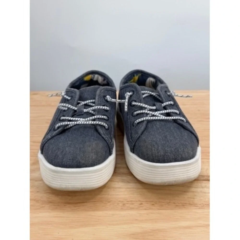 Hey Dude Cody Youth Craft Navy Blue Canvas Slip On Sneakers Little Kid US 12